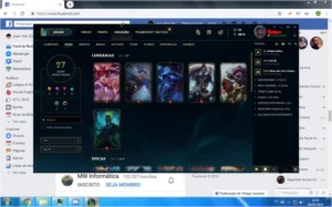 Conta diamante 4 - League of Legends LOL