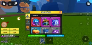 Conta de blox fruits com fruta aleatória no inventário - Outros