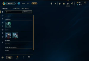 Diamante 4 com TODOS os Champs e 99 Skins ( SUP / ADC ) - League of Legends LOL