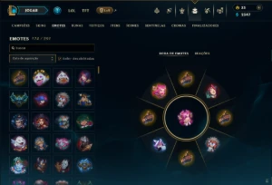 Diamante 4 com TODOS os Champs e 99 Skins ( SUP / ADC ) - League of Legends LOL