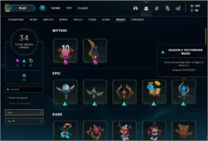 CONTA MESTRE LOL  SKIN VITORIOSA 2013-2020 - League of Legends