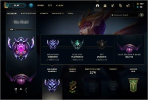 CONTA MESTRE LOL  SKIN VITORIOSA 2013-2020 - League of Legends