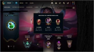 Conta platina 3 60% de win rate - League of Legends LOL