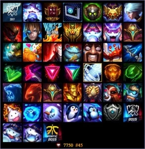 Conta Ouro (S6,S7) 105 Campeões 90 Skins!!! - League of Legends LOL