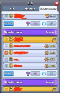 Clã Clash Royale - Ouro III quase LENDÁRIA