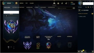 Conta Lv 53 Diamante 3 c/ 56% de win Smurf de Mono Campeão - League of Legends LOL