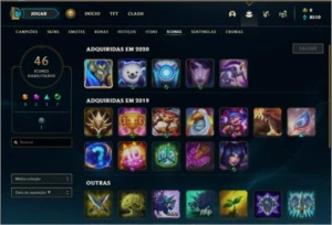 Conta Lv 53 Diamante 3 c/ 56% de win Smurf de Mono Campeão - League of Legends LOL