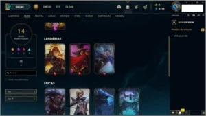 Conta Lv 53 Diamante 3 c/ 56% de win Smurf de Mono Campeão - League of Legends LOL