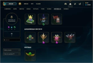 Conta Lv 53 Diamante 3 c/ 56% de win Smurf de Mono Campeão - League of Legends LOL