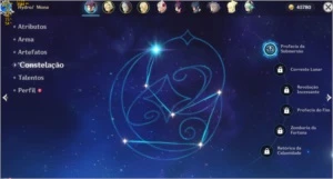 Ast Mona Constelação 2 + Bennett + Razor + Leia! - Genshin Impact