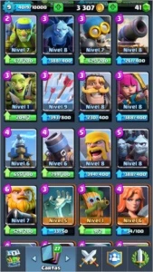 CLASH ROYALE LEVEL 9 COM 6 LENDÁRIAS