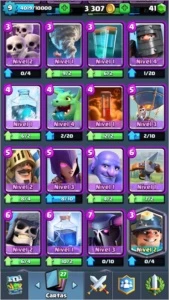 CLASH ROYALE LEVEL 9 COM 6 LENDÁRIAS