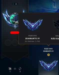 Conta Diamante Iv Flex Padrão Enjoy - League of Legends LOL