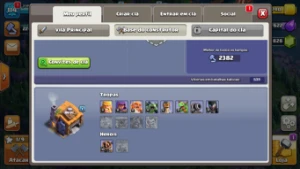 clash of clans cv 10 praticamente full baratinha