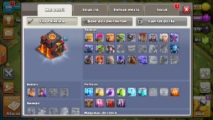 clash of clans cv 10 praticamente full baratinha