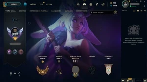 Conta Ouro III / Desafiante Flex S9 - League of Legends LOL