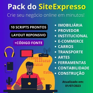 👨‍💻✅Pack 10 Sites Expressos + Scripts Prontos + Painel Adm - Others