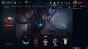 Conta League of Legends lv-458 com 155 skins LOL