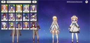 ✨ GENSHIN IMPACT CONTA COM YAE C1 + ESTRELA INVERNAL
