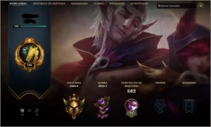 CONTA OURO COM 220 SKINS E TODOS OS CAMPEOES - League of Legends LOL