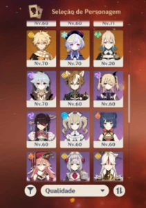 Conta Genshin Ar 55 +9 5* Estrelas (Nahida, Raiden, Etc) - Genshin Impact