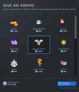 Venda de Pontos Steam para Perfil