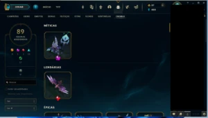 Conta LOL Diamante 2 SOLOQ Diamante3 Flex lv810 1547 skins - League of Legends