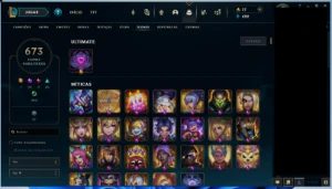 Conta LOL Diamante 2 SOLOQ Diamante3 Flex lv810 1547 skins - League of Legends