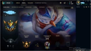 CONTA LEAGUE OF LEGENDS GOLD 4 92 SKINS LEVEL 251 LOL