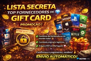 [2026] Lista Secreta Top Fornecedores De Gift Card  - Gift Cards