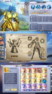 Cc Saint Seiya Serv A141 Com Shura Div De Skin Reparado - Saint Seiya Awakening SSA