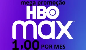 HBO MAX 1,50 por mês sem quedas entrega automática