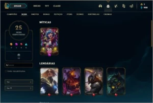 Conta Prata 2 - League of Legends LOL