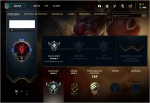 Conta Prata 2 - League of Legends LOL