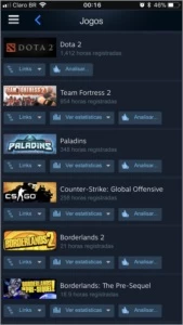 Conta Steam, CS:GO, Age of Empires, Borderlands
