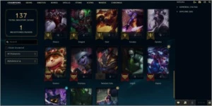 Conta League of Legends Diamante 1 - 38 champs - 6 skins LOL