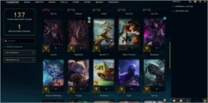Conta League of Legends Diamante 1 - 38 champs - 6 skins LOL