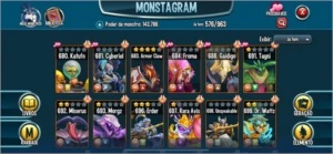 Conta Monster Legends - Dragon City Mobile