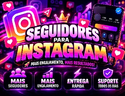 SEGUIDORES PARA INSTAGRAM - ENTREGA RÁPIDA - Redes Sociais