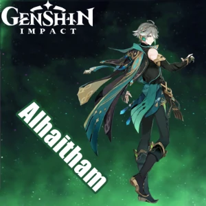 Contas Genshin Impact AR 7 com Alhaitham