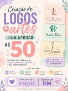 Logo marca para sua empresa - Serviços Digitais
