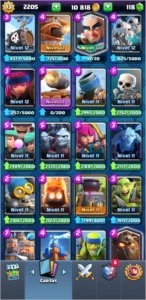 Conta do Clash Royale