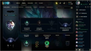Vendo conta Platina League Of Legends LOL