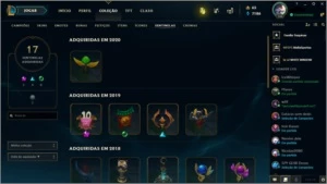 Vendo conta Platina League Of Legends LOL