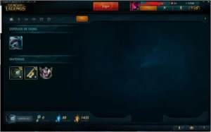 Conta bronze 2, 37 champs, 2 skins runa ap e ad. - League of Legends LOL