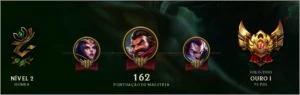 conta gold (com borda de platina) - League of Legends LOL