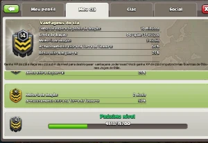 Clã Clash of Clans Nível 14
