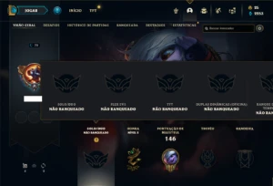 Conta Unranked com 42 Champs e 16 Skins - League of Legends LOL