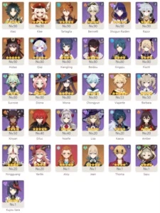 100% F2P AR56 xião,hu tao, raiden, klee,childe,mona,etc - Genshin Impact