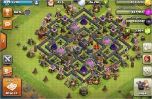 Cv 9 semi full - Clash of Clans